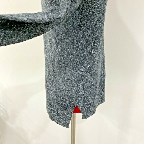 Hollister size M marled gray sweater v-neck pullover style soft cozy preppy look - Picture 4 of 8